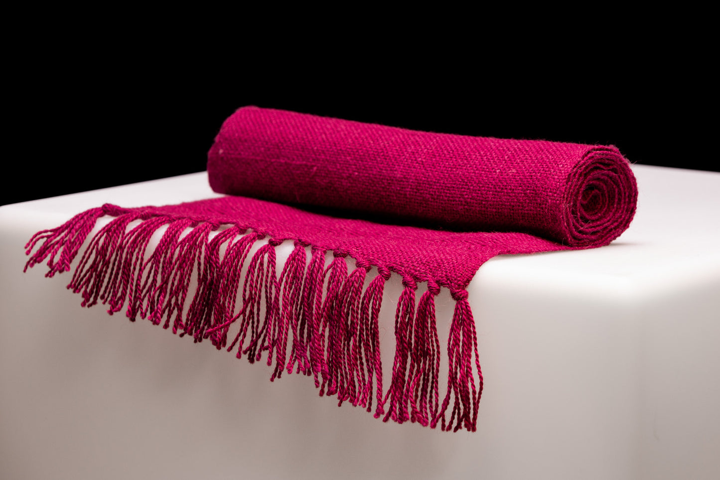 Alpaca Scarf - Burgundy Tafetán