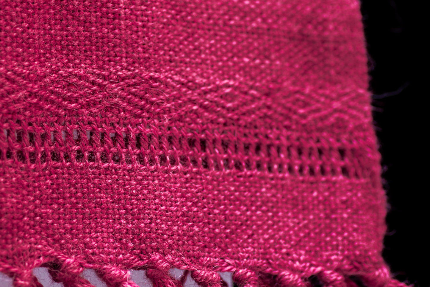 Alpaca Scarf - Burgundy Tafetán