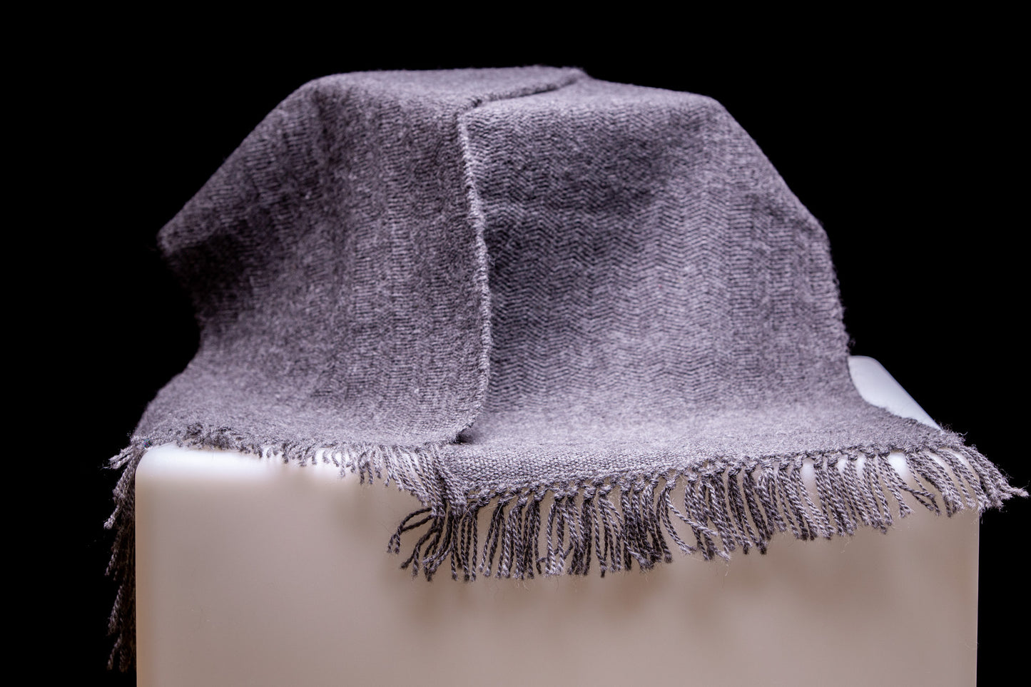 Alpaca Scarf - Natural Grey