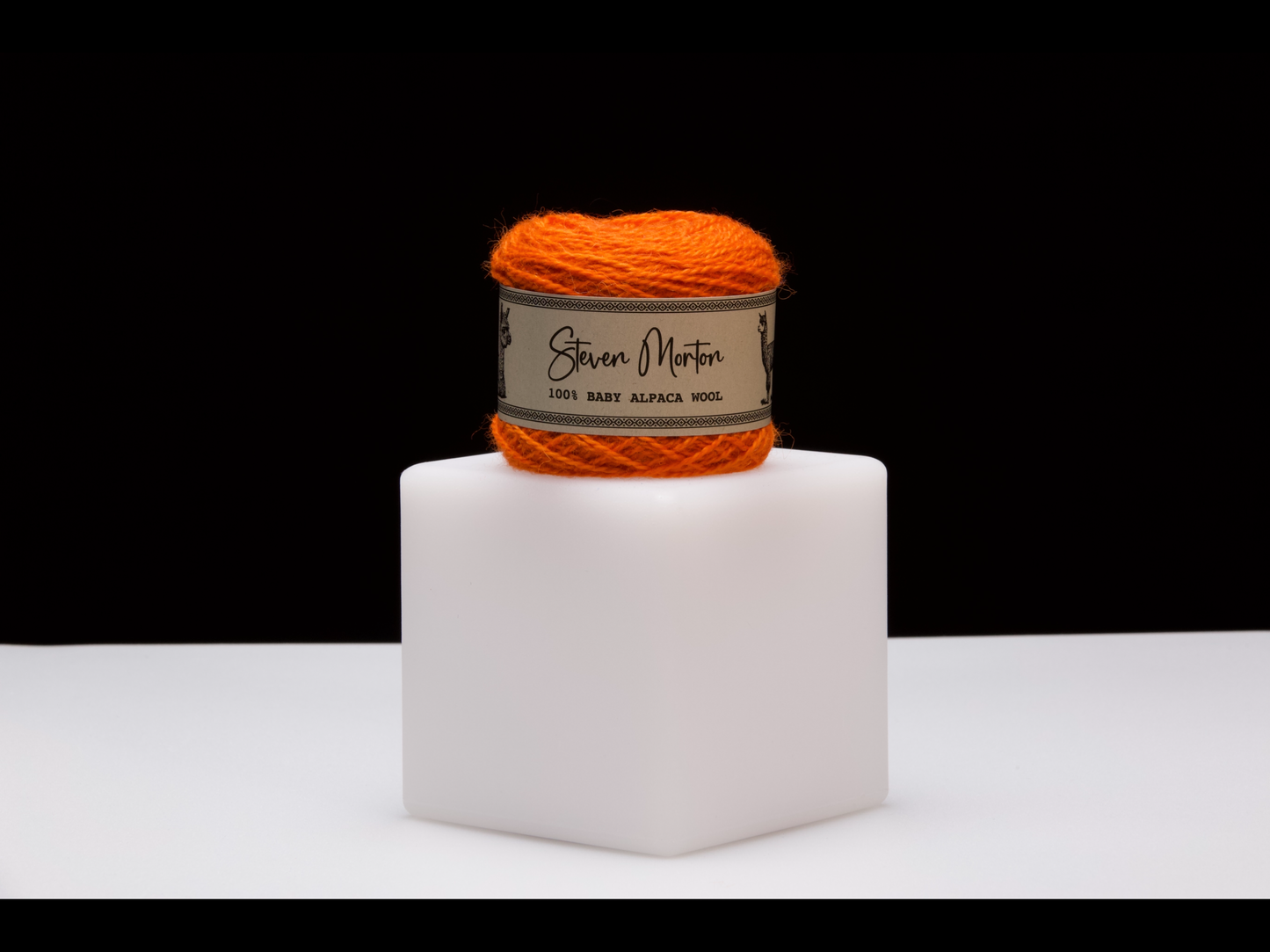 Baby Alpaca Yarn - Orange - (Set of 3)