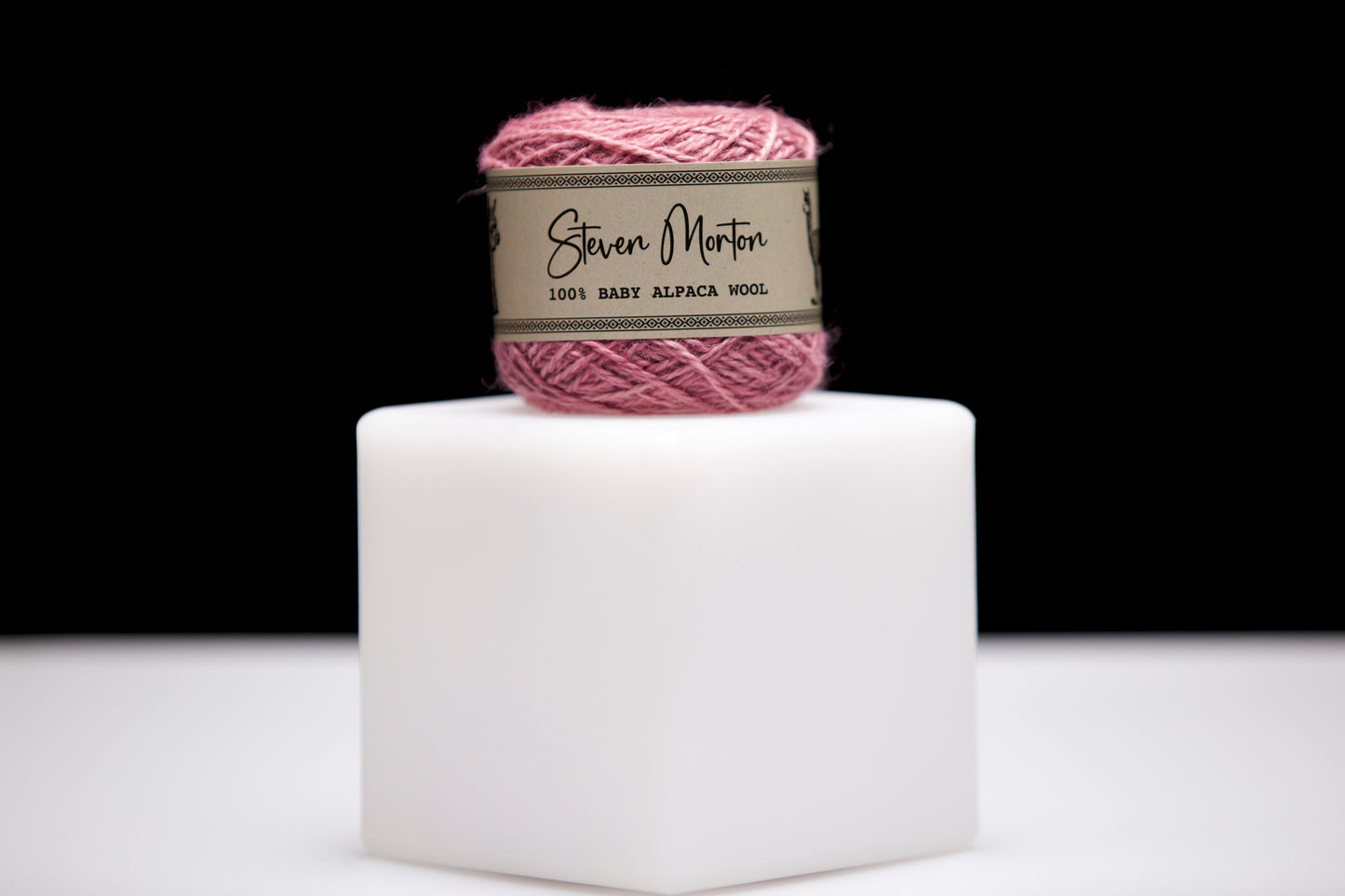 Baby Alpaca Yarn - Rosewood Pink (set of 3)