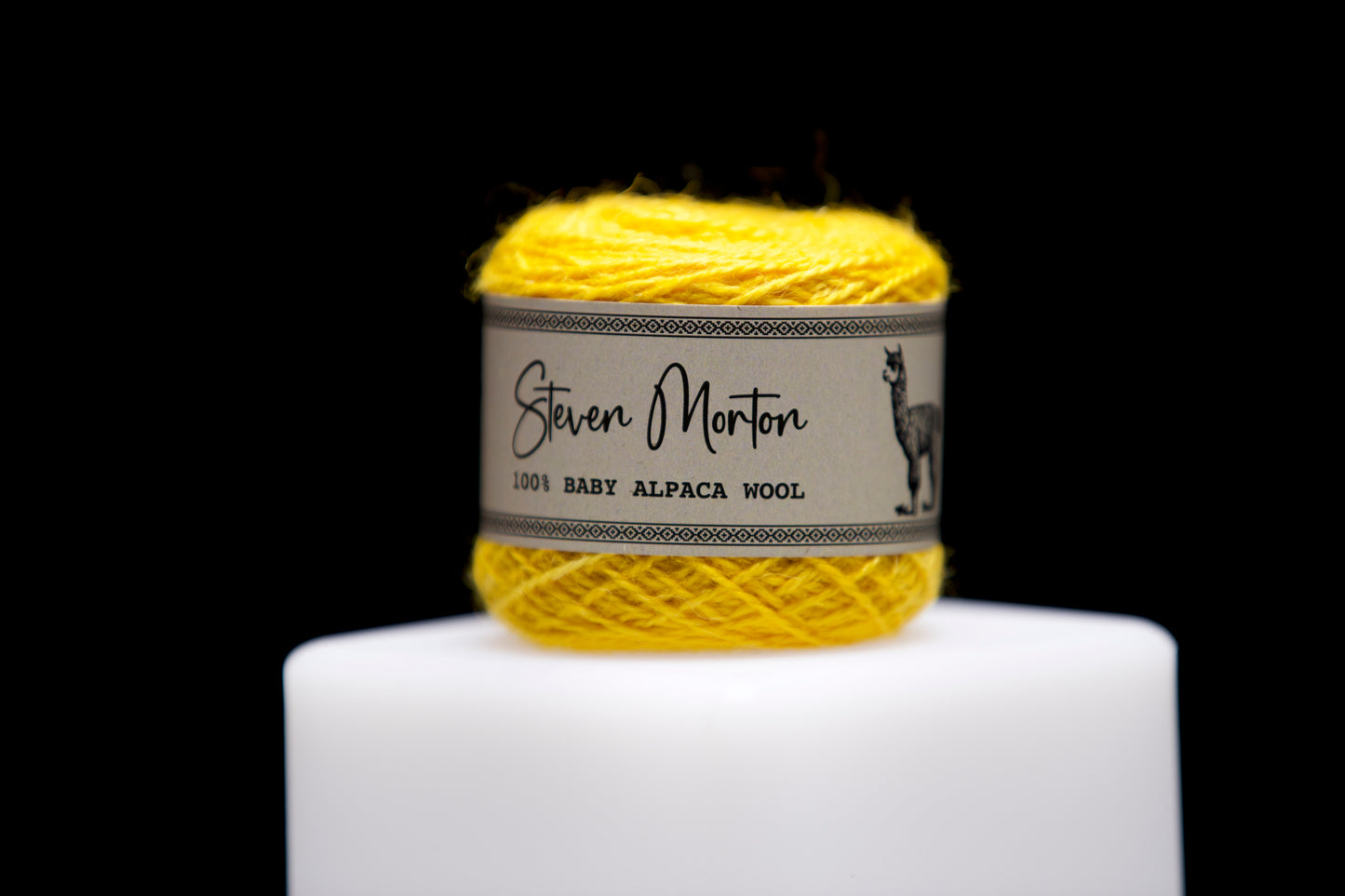Baby Alpaca Yarn - Yellow (set of 3)