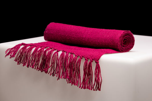 Alpaca Scarf  - Burgundy Tafetán