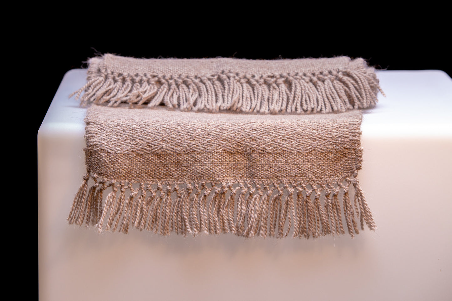 Alpaca Scarf - Natural Brown