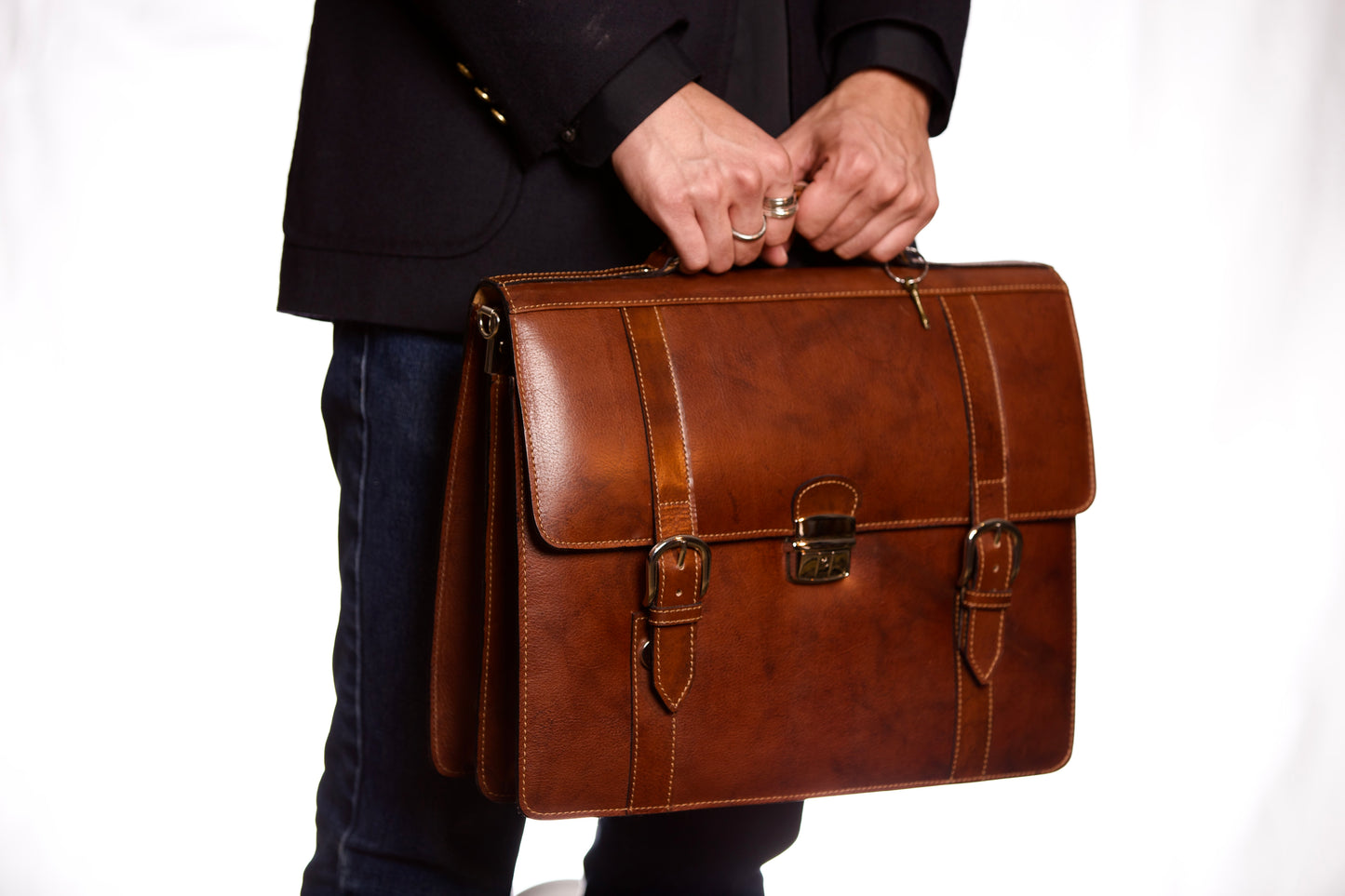 Full Grain Diplomat Briefcase