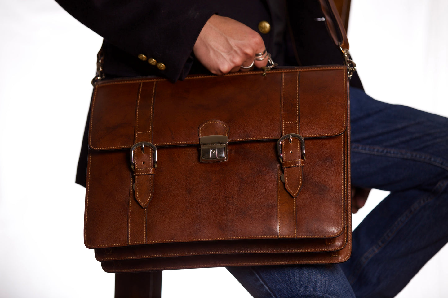 Full Grain Diplomat Briefcase