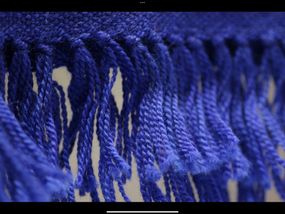 Alpaca Scarf - Blue