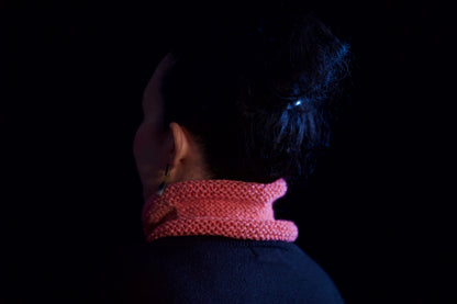 Alpaca Snood - Baby Pink